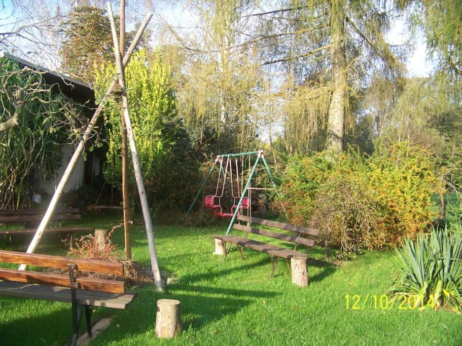Gartentraum, Feuergrill, Kids-Spielwelt, 4Raeume Hartenstein  Eksteriør bilde
